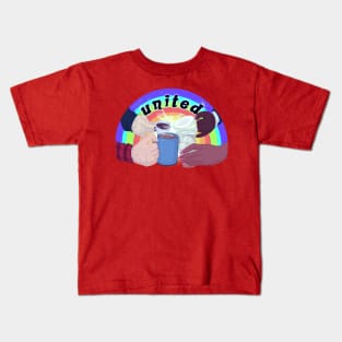 One Nation Under Coffee Kids T-Shirt